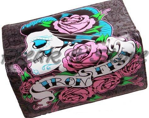 Carteira Caveira Mexicana Rosa - Iron Fist