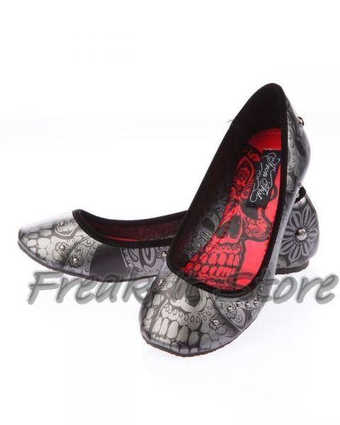 Sapatilha sweet skull o mine flats Iron fist
